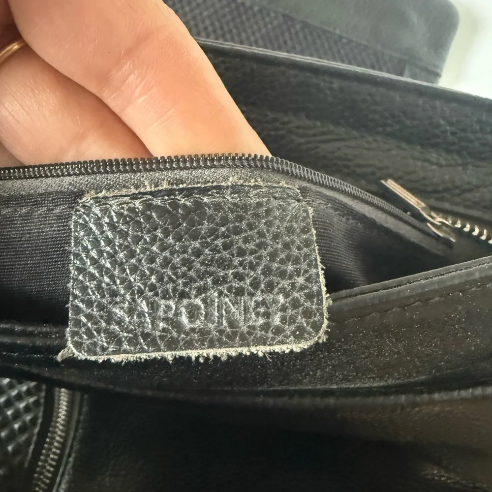 Black Leather Women's Bag - Picture 2 of 4